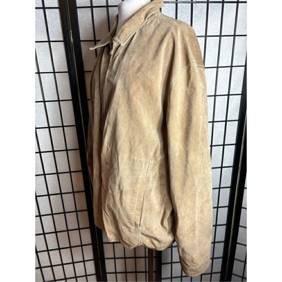 Wilson Leather Tan Zip Up Jacket - Picture 4 of 8
